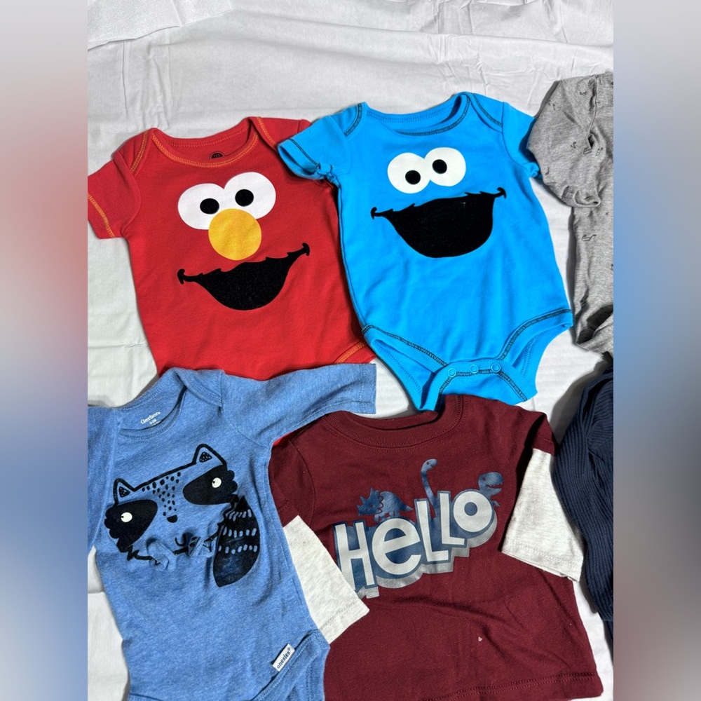 Baby Boy Clothing Bundle Size 0-3 Months Carter’s, Gerber, Garanimals and more - Picture 2 of 7